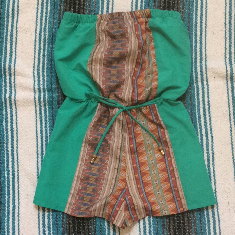 Tribal Print Romper
